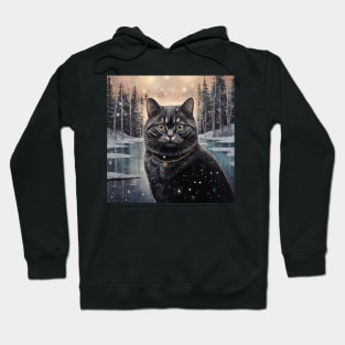 Glittery British Shorthair Cat Hoodie